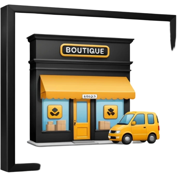 goods delivery point boutique emoji