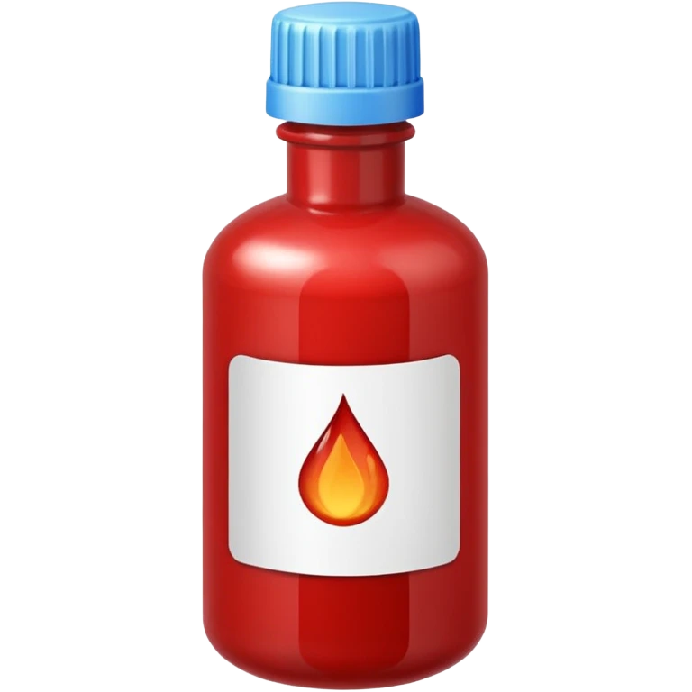 Bottle of red hair dye 💚🩷❤️(Title: Lina's Salon. Bloody Ultrasound) emoji