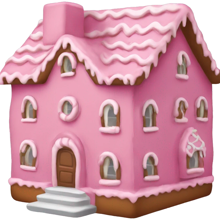 Pink gingerbread jouse emoji