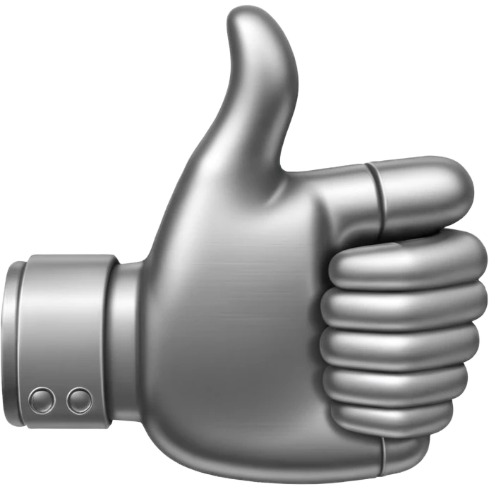 Please create a unique and uncommon thumbs-up emoji. The size should be 64x64 pixels. emoji