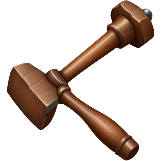 Træhammer emoji
