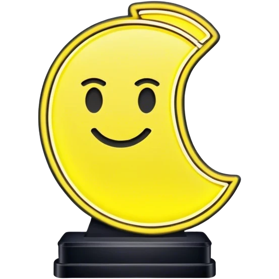 neon outline signboard emoji