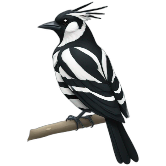 Magpie Zebra Hybrid emoji