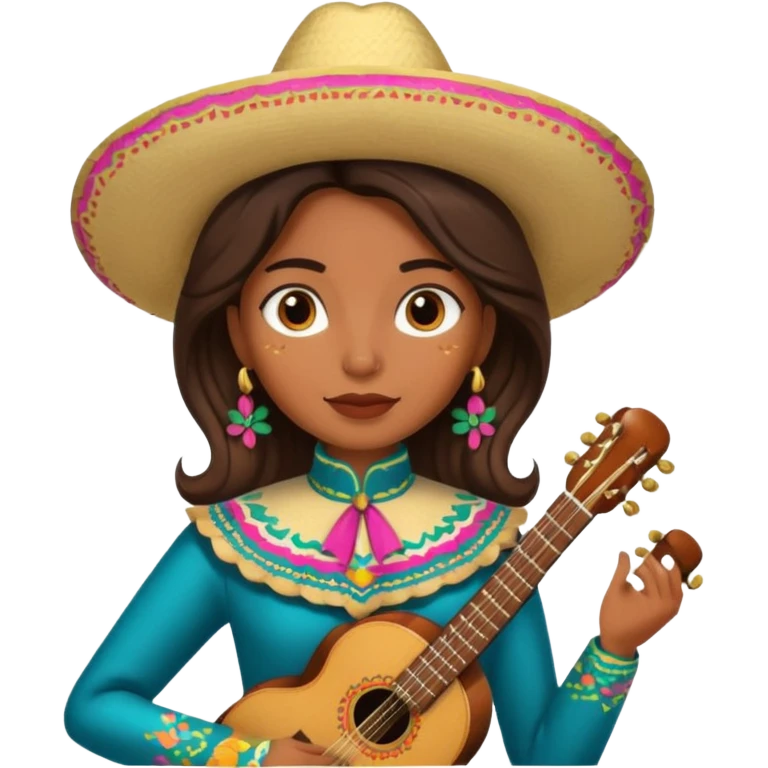 Mariachi mexico girl emoji