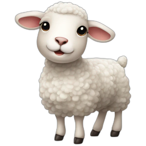 Lamb french cancan emoji