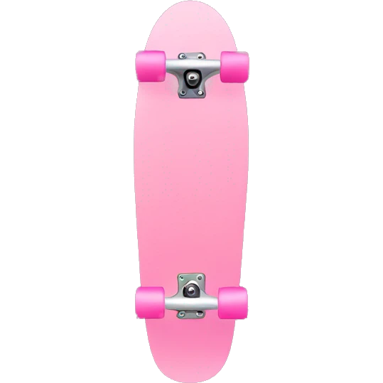 Pink skateboard  emoji