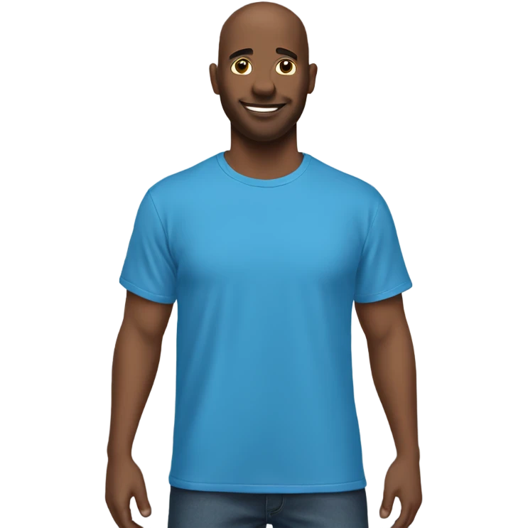 Blue T-shirt emoji