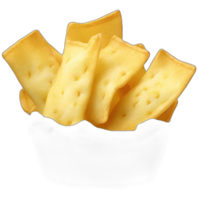 chips dipped in sour cream emoji