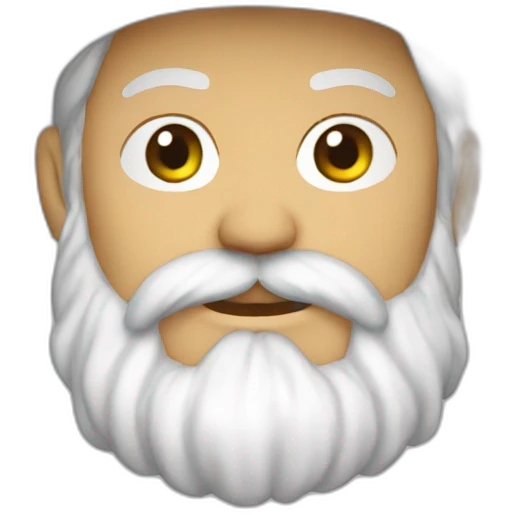 Barbe blanche One Piece emoji