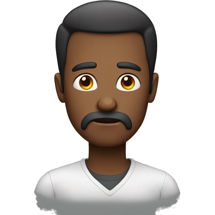 man in worry emoji