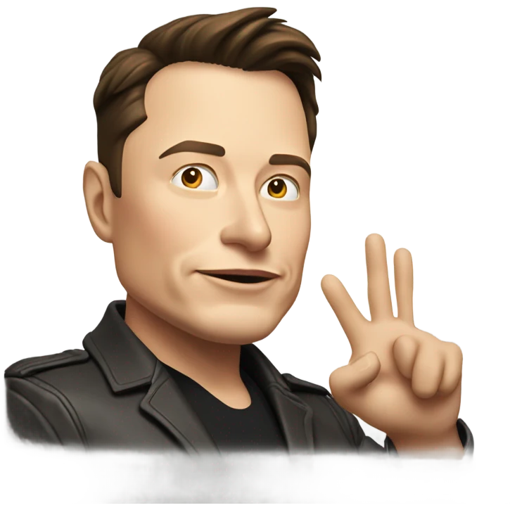 Elon musk  salute  emoji