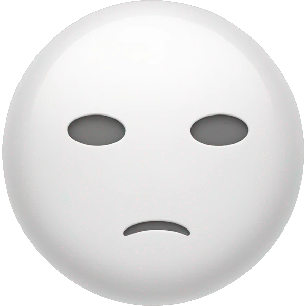 White round pill emoji