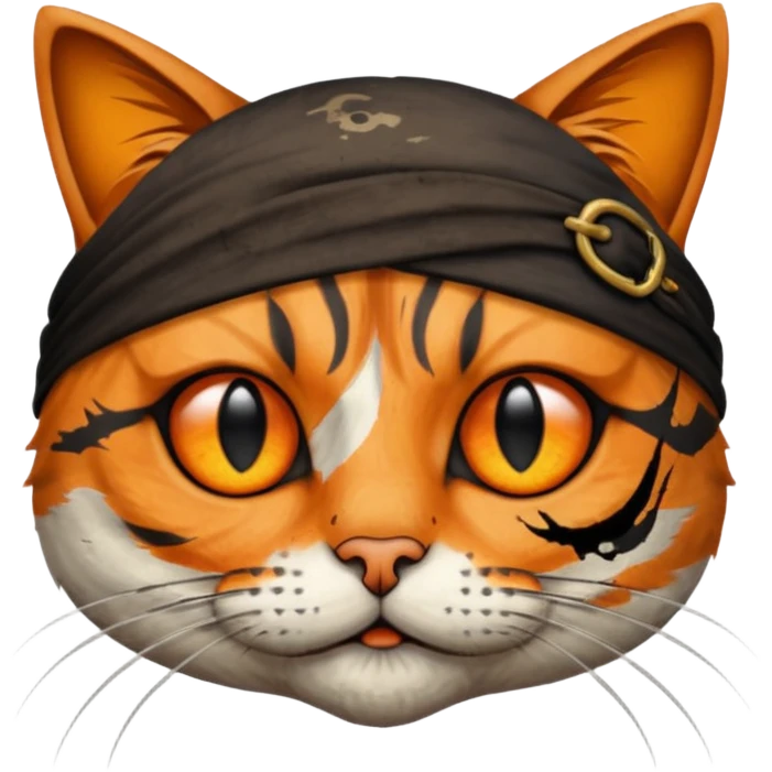 pirate cat face emoji