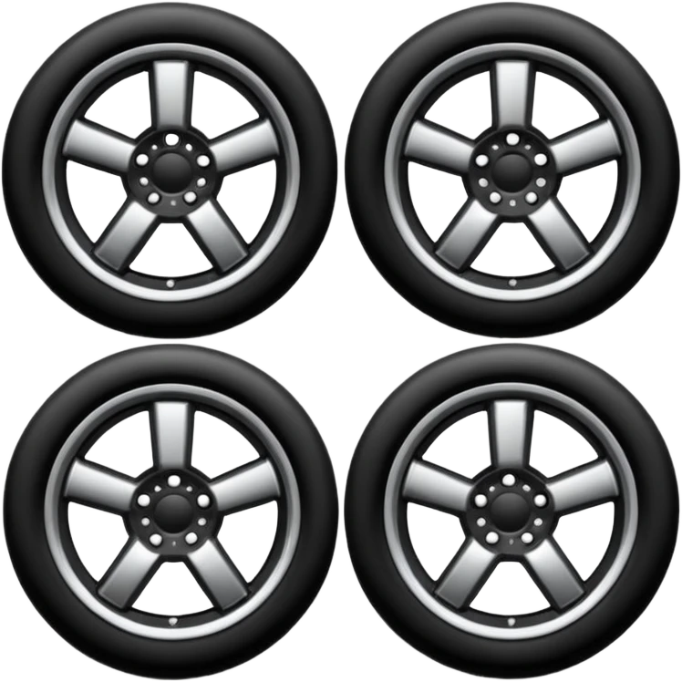 only wheels from the chassis emoji
