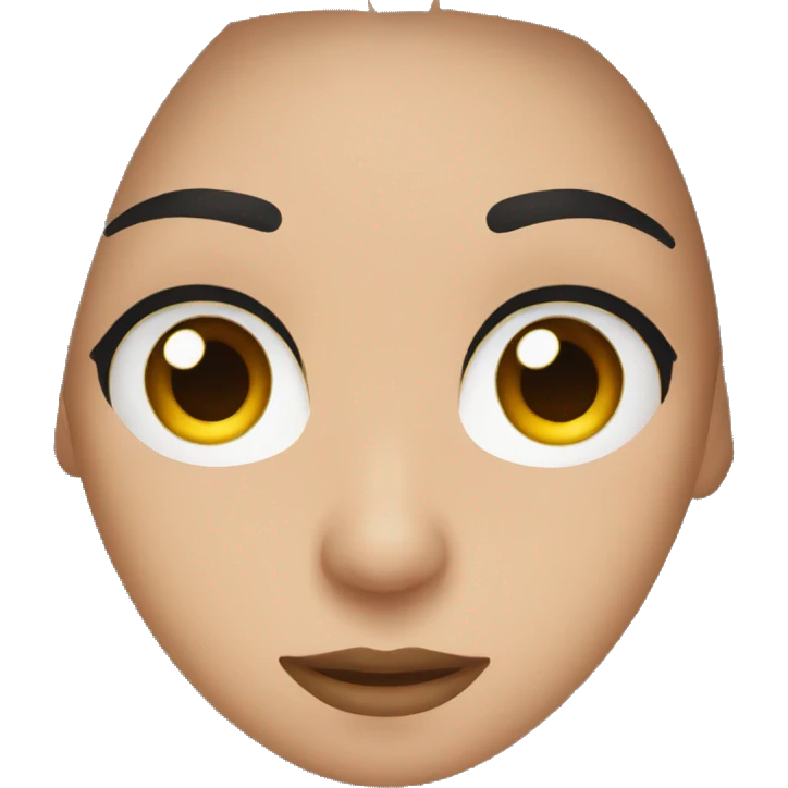 eyebrow up emoji