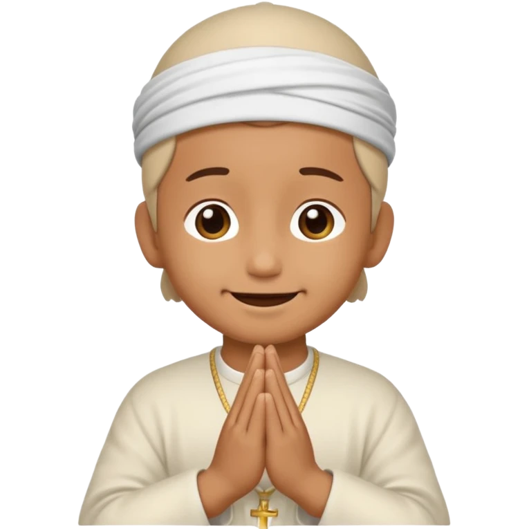 Buatkan emoticon siap pakai. Seseorang sedang sholat. emoji