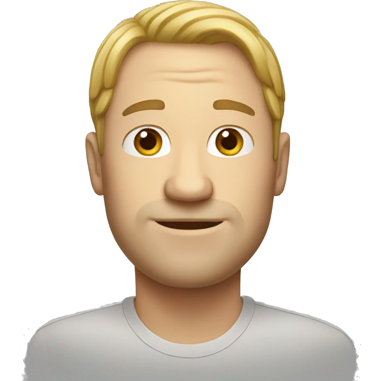 Big white guy emoji
