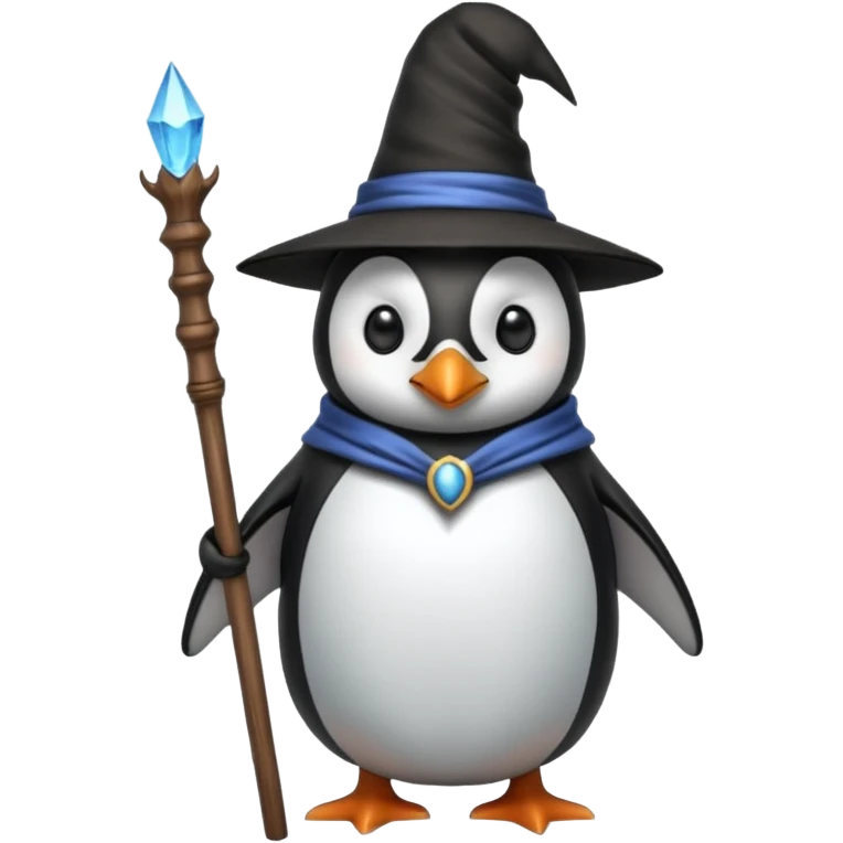 Penguin Wizard emoji