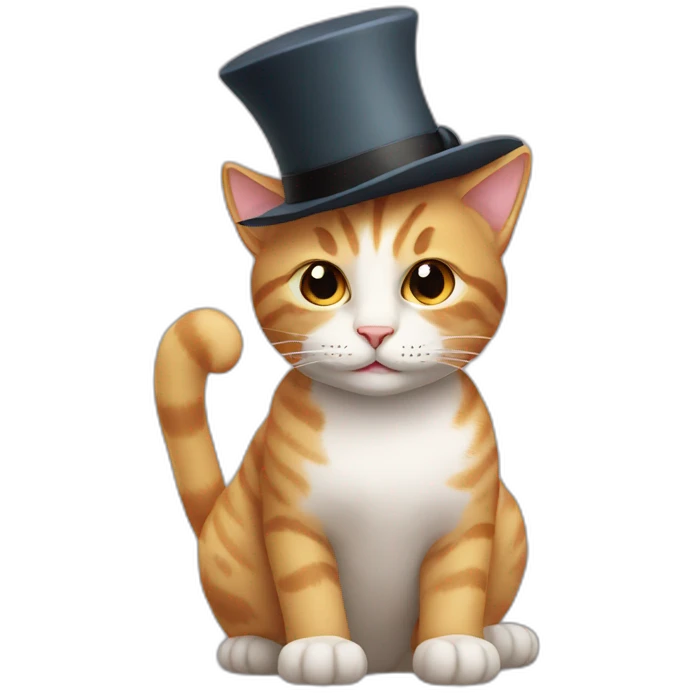 cat with hat emoji