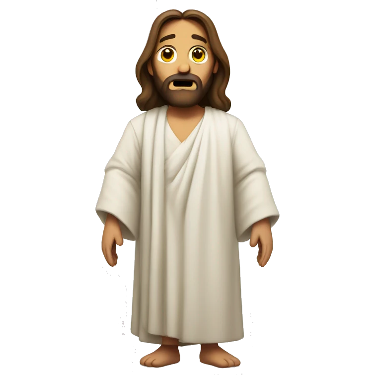 jesus shrugging emoji
