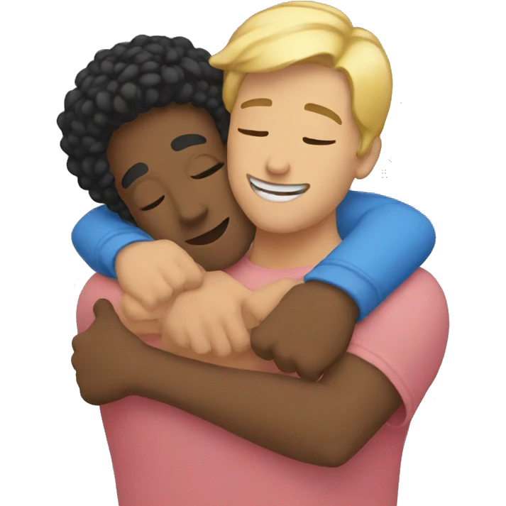 trans hug emoji