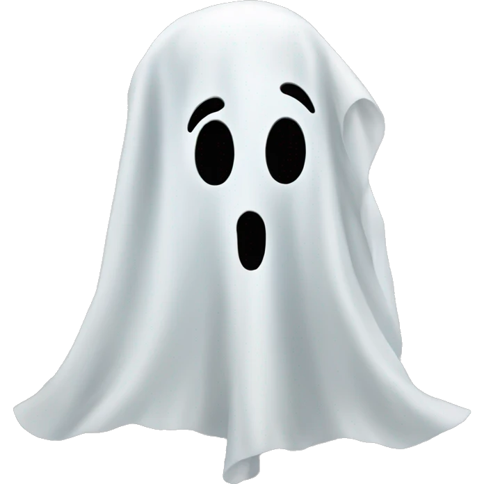 Sheet ghost emoji