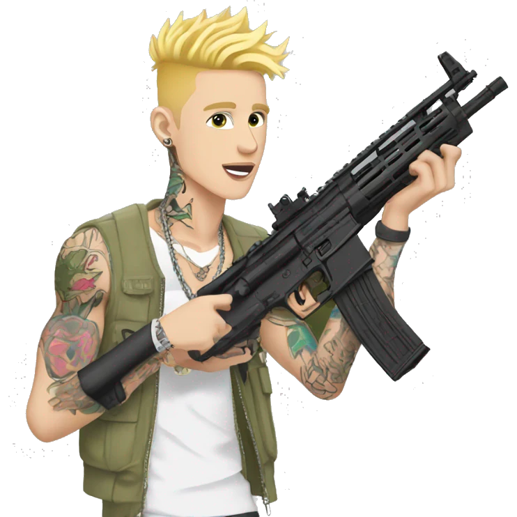 machine gun kelly XX emoji