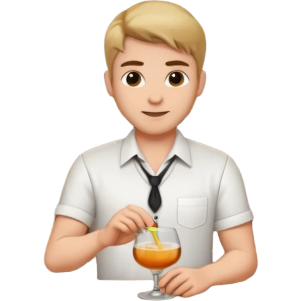 bartender mixing drinks emoji