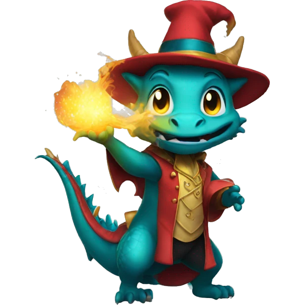 Dragon magician emoji