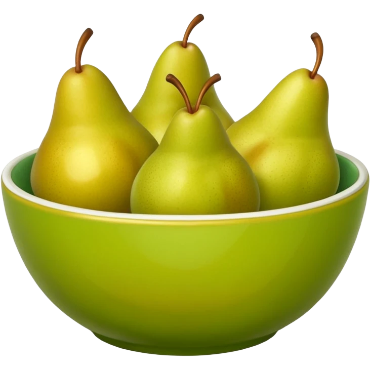 Bowl of pears emoji