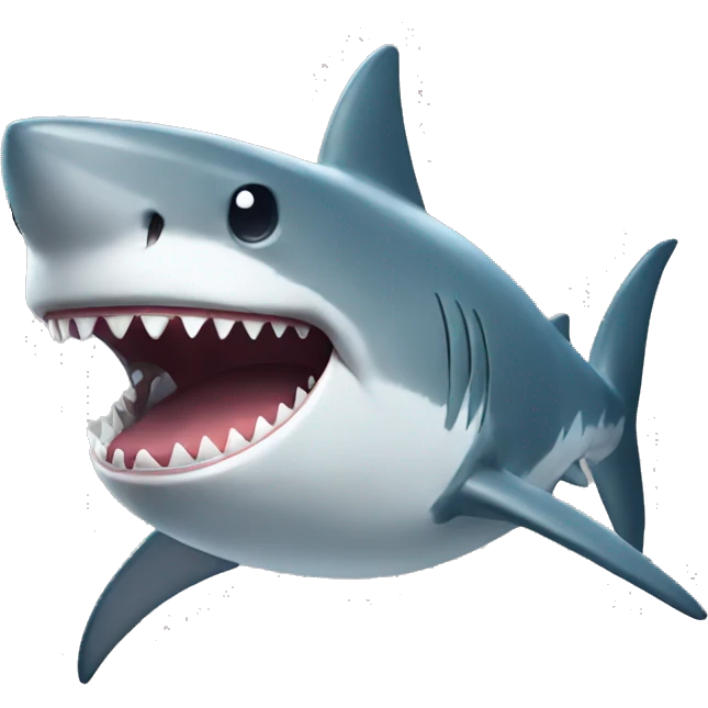 shark smiling  emoji
