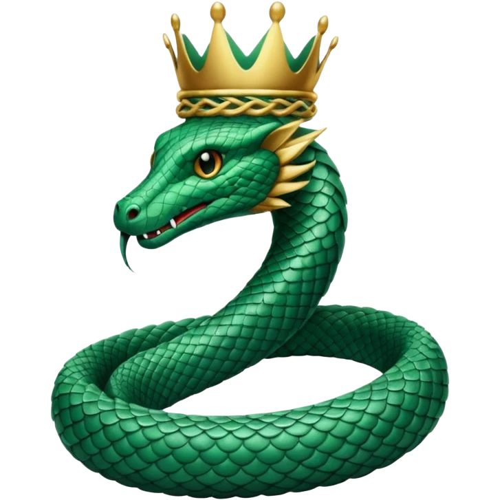 crowned serpent emoji