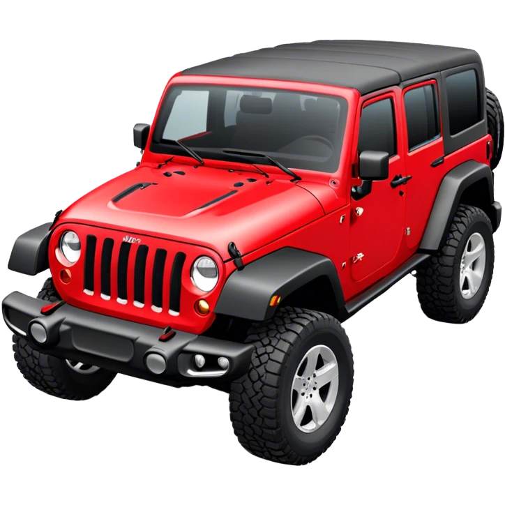 Jeep Wrangler - Jeep (Model Year: 2022) (Iconic colour: Red) emoji