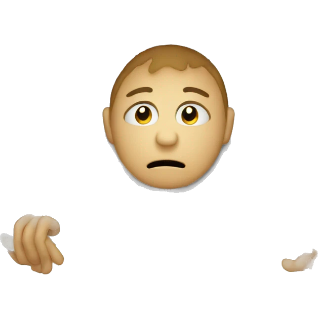 laptop with sad person emoji