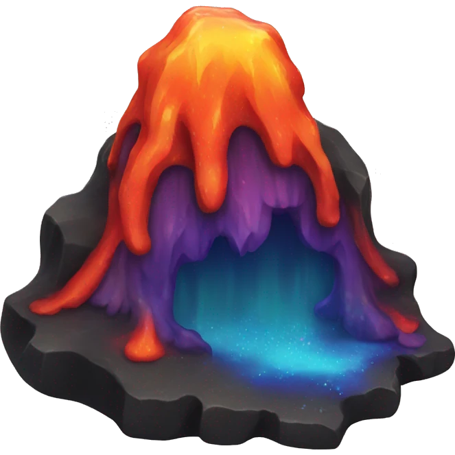 Rainbow Lava emoji