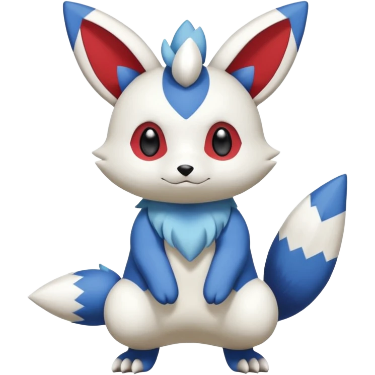 Victini-Pichu-Oshawott-Meowstic-Minccino-Zangoose-Fakémon-hybrid-creature (full body)  emoji
