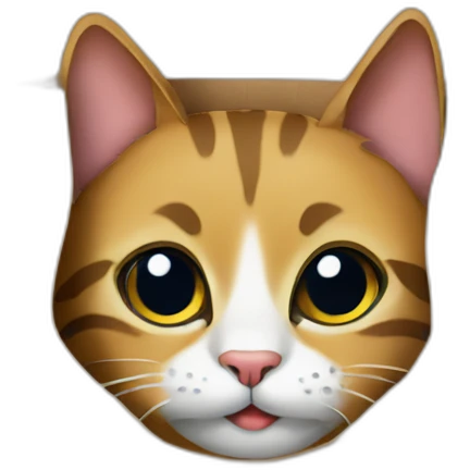 Cat in paper bag emoji