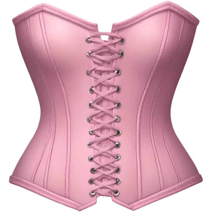 Pink corset emoji