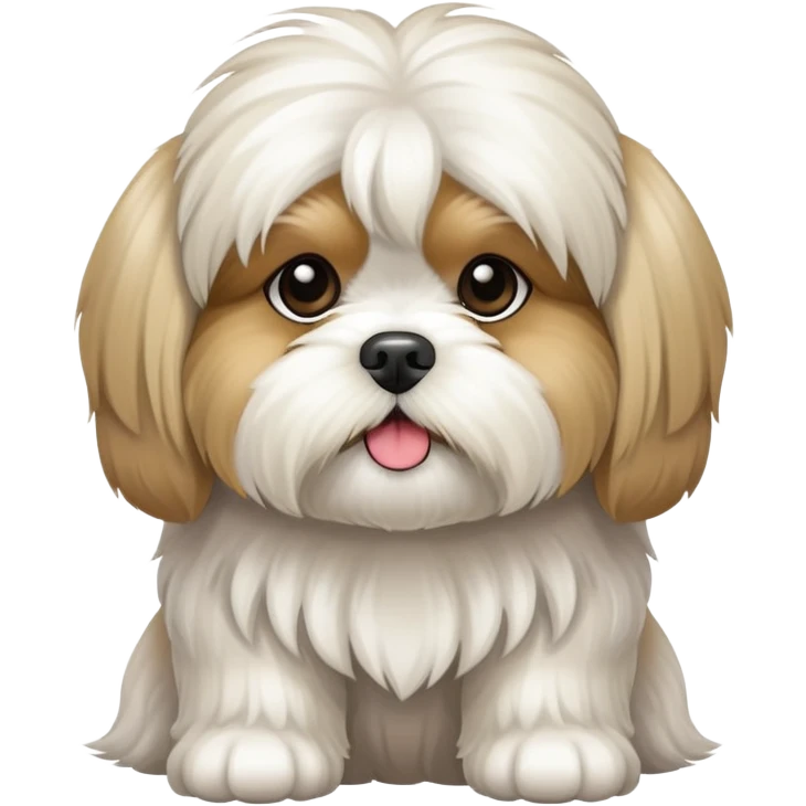 white lhasa apso dog emoji