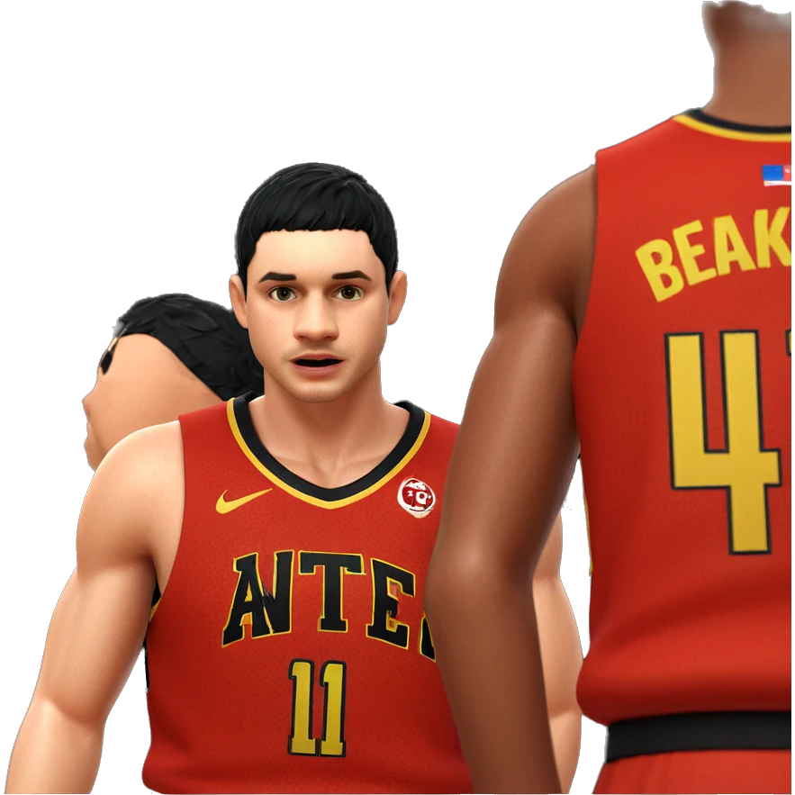 boys in basketball uniforms emoji