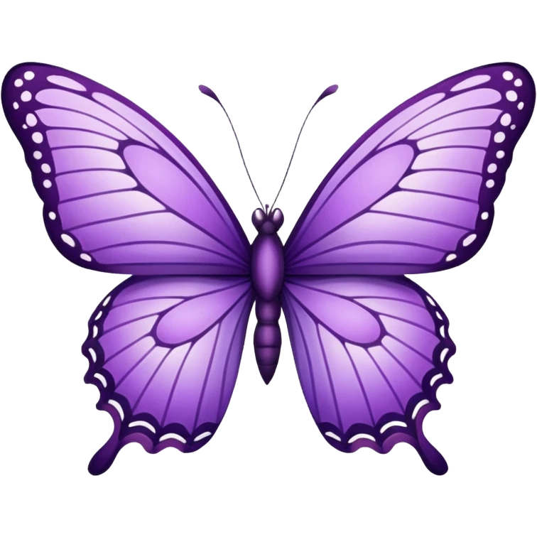 Purple butterfly  emoji