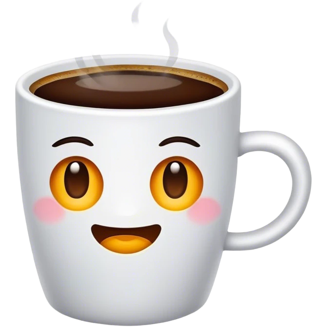  with coffee  emoji