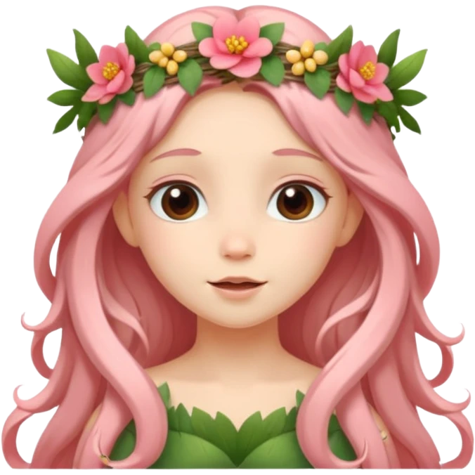 Fairy with Flower Crown emoji