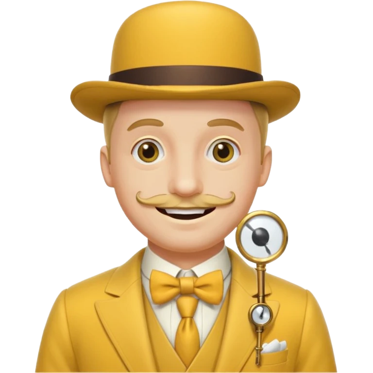 The monopoly fella with a monocle and yellow emoji