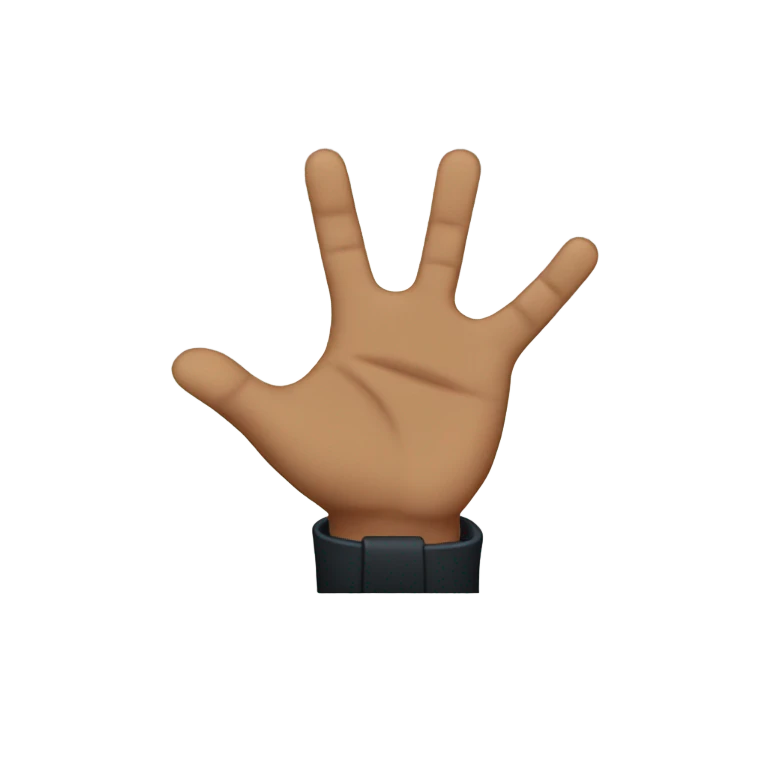 Put your hands up emoji