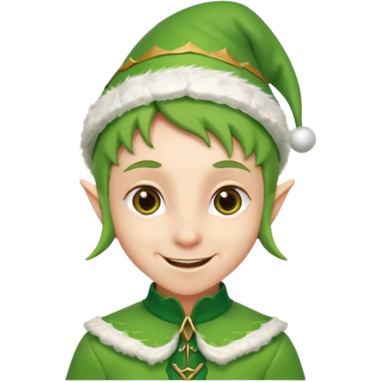 Christmas elf emoji