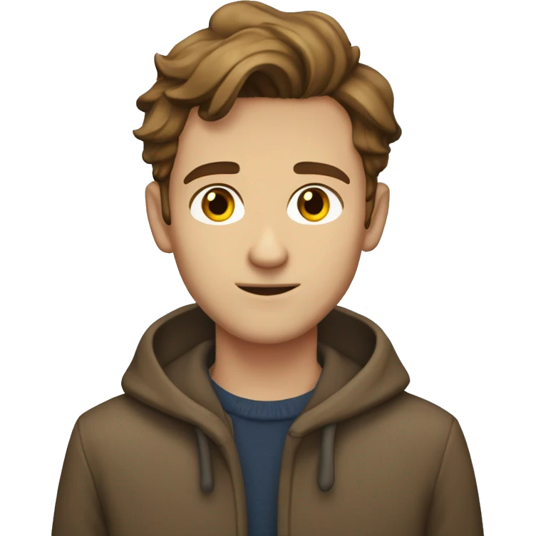 Remus Lupin - sandy brown hair, brown eyes, light skin, scars over his face emoji