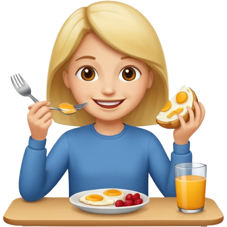 desayunando  emoji