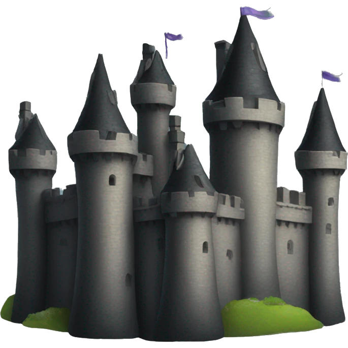 black castle emoji