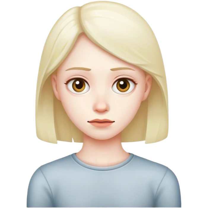 Awkward standing emoji